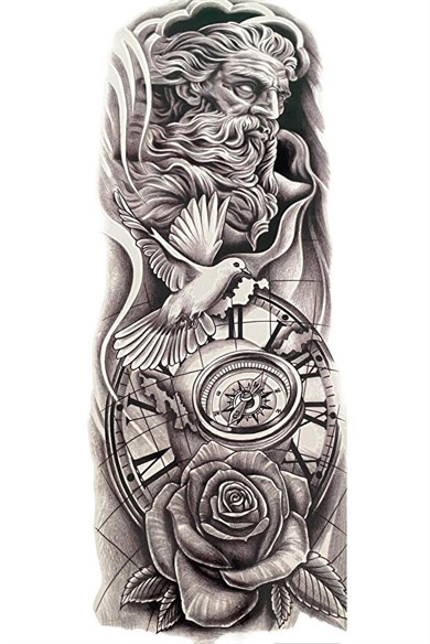 Güvercin Dövme Geçici Tattoo