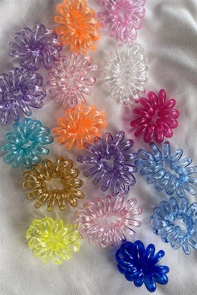 100lü Karışık Renk Helezon Set Toka