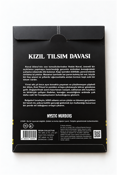 Dedektif Cinayet Çözme Oyunu-Kızıl Tılsım Davası