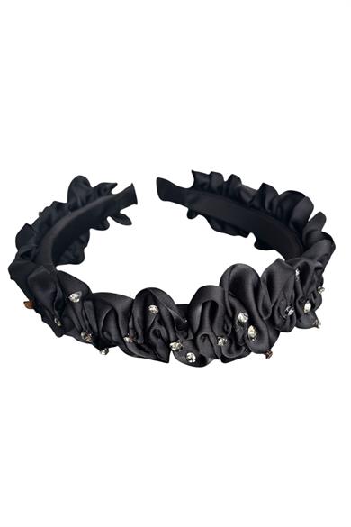 Siyah Renk Taş Detaylı Taç