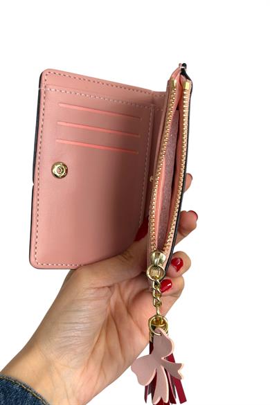 Karışık Renk Deri Kadın Cüzdan