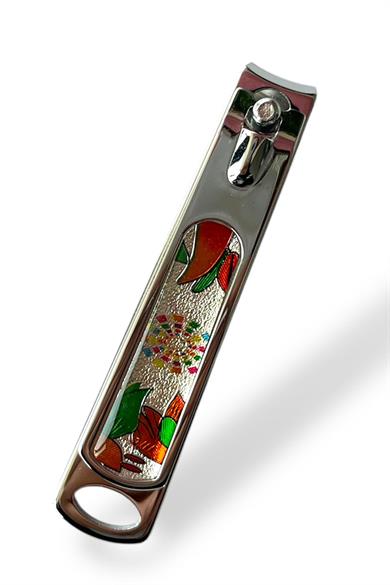 12li Gümüş Renk Karışık Figürlü Tırnak Makası Set