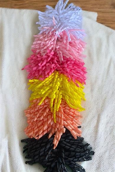 12li Karışık Renk Kıvırcık Figürlü Pens Toka Set 