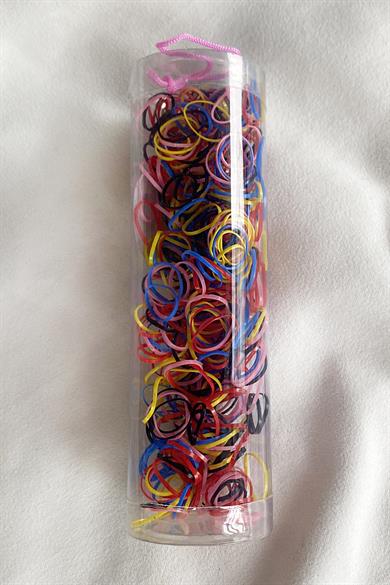 12li Karışık Renk Kutu Perma Lastik Toka Set