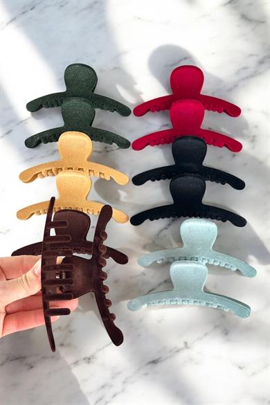 12li Karışık Renk Mandal Toka Set 