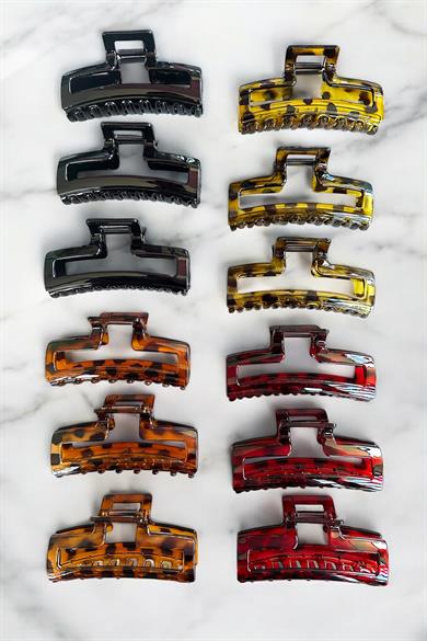12li Karışık Renk Mandal Toka Set
