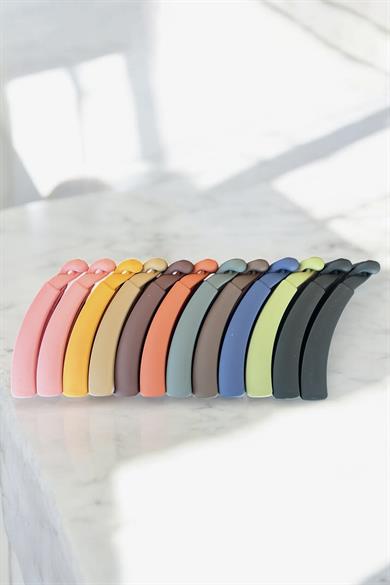 12li Karışık Renk Muz Toka Set
