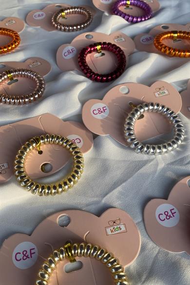 12li  Karışık Renk Parlak Helezon Toka Set