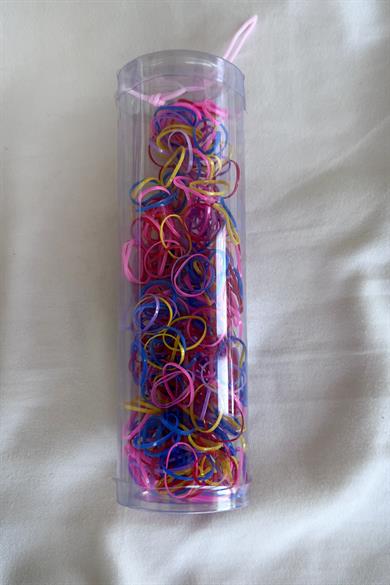 12li Karışık Renk Perma Lastik Toka Set