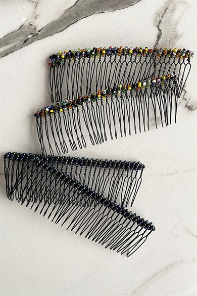 12li Karışık Renk Tarak Toka Set