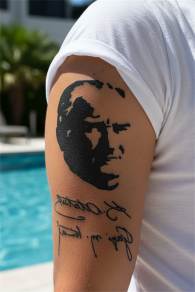 Geçici Atatürk Dövme Tattoo