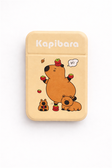 Sarı Renk Ayıcık Figürlü Cep Aynası