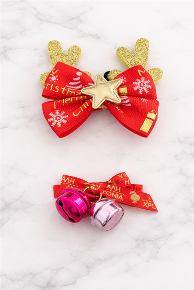 2li Kurdele Figürlü Zil Detaylı Yan Toka 