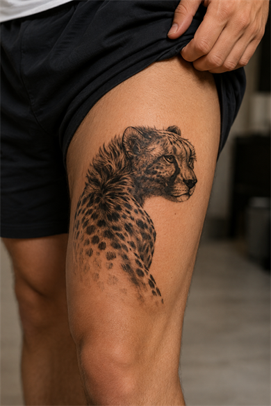 Kaplan Geçici Dövme Tattoo