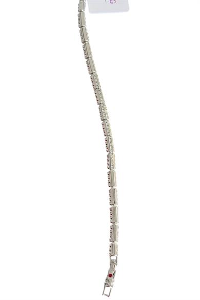 Gümüş Renk Taş Detaylı Xuping VİP Bileklik