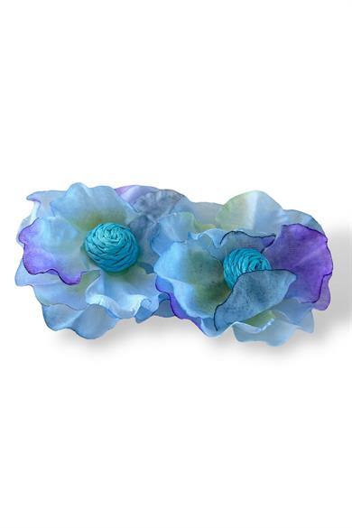 Karışık Renk Çiçek Figürlü Küpe (Çift)