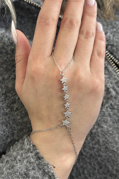 Gümüş Renk Yıldız Figürlü Çelik Şahmeran