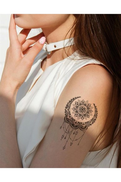 Düş Kapanı Sonradan Kararan Yarı Kalıcı Geçici Dövme Tattoo