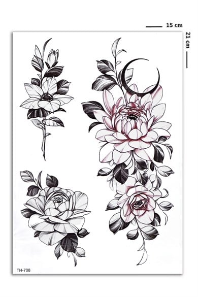 Geçici Çiçek Dövme Tattoo