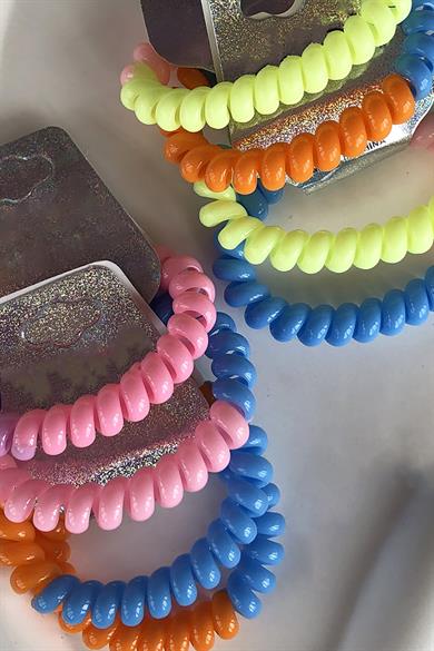 20li Karışık Renk İkili Helezon Toka Set