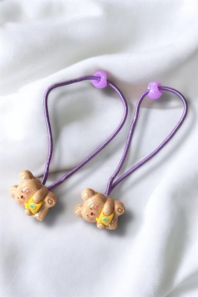 20li Karışık Renk Karışık Figürlü Lastik Toka Set