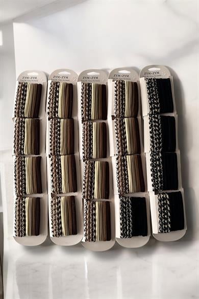 20li Karışık Renk Simit Toka Set