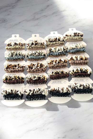 20li Karışık Renk Simit Toka Set