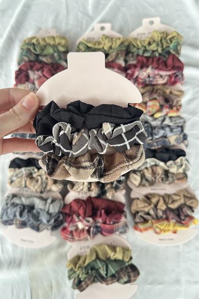 20li Karışık Renk Simit Toka Set