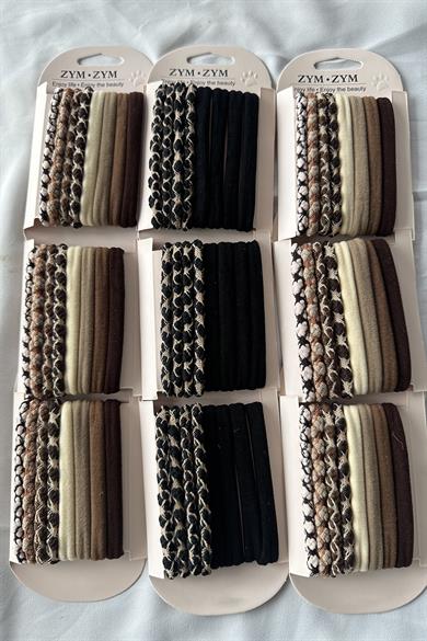 20li Karışık Renk Simit Toka Set