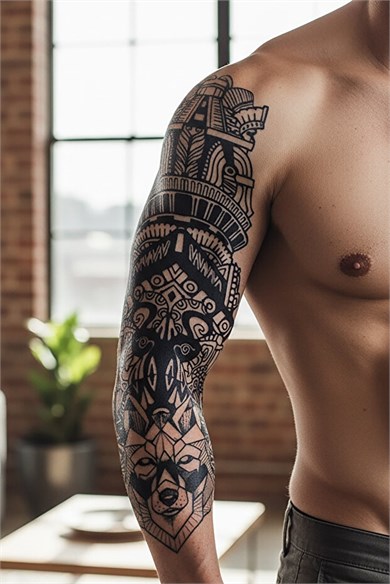 Kurt Kol Sonradan Kararan Yarı Kalıcı Geçici Dövme Tattoo