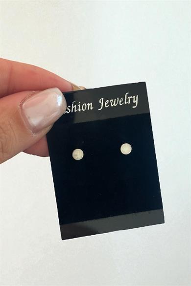 Gümüş Renk Delik Gerektirmeyen Cerrahi Mıknatıslı Çelik Piercing