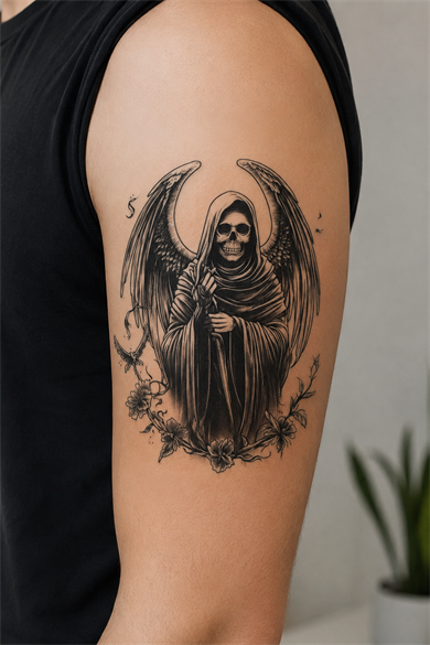 Azrail Geçici Dövme Tattoo