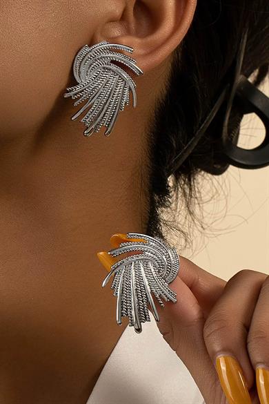 Gümüş Renk Küpe (Çift)