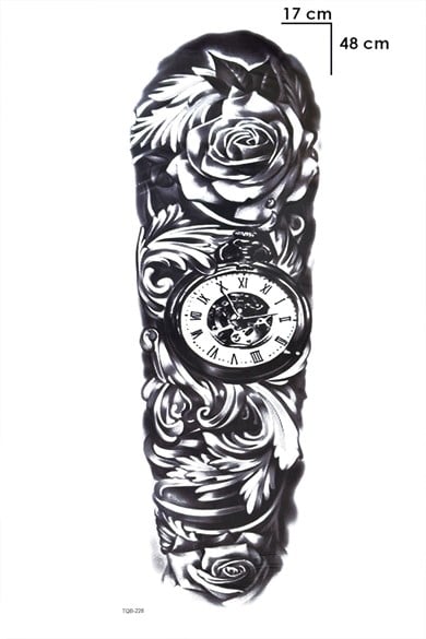 Pusula Kol Geçici Dövme Tattoo