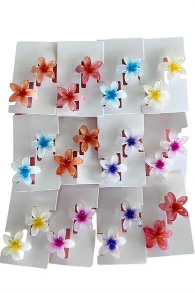 24lü Karışık Renk Pens Lotus Toka Set