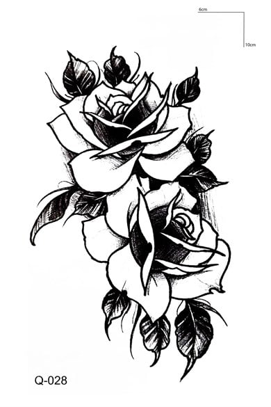 Gül Mini Geçici Dövme Tattoo