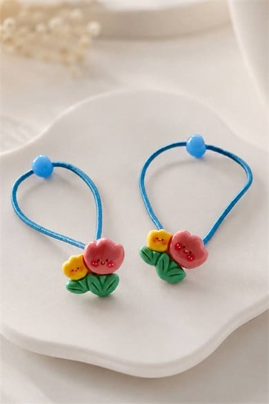 40lı Karışık Renk Lastik Toka Set
