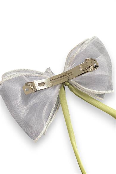 Karışık Renk Lale Figürlü Kurdele Otomat Toka