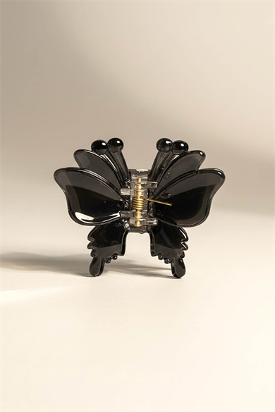 10lu Karışık Renk Kelebek Figürlü Mini Mandal Toka Set