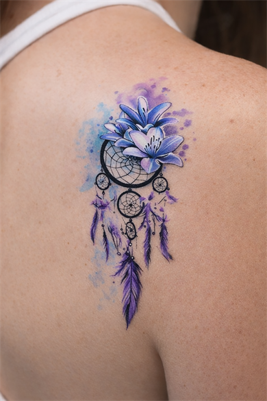 Geçici Düş Kapanı Figürlü Dövme Tattoo