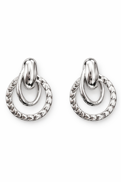 Gümüş Renk Küpe (Çift)