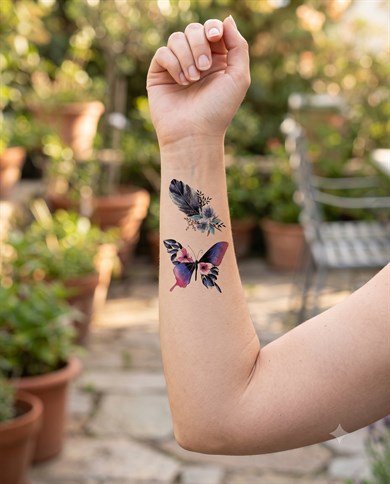 Kelebekler Mini Geçici Dövme Tattoo