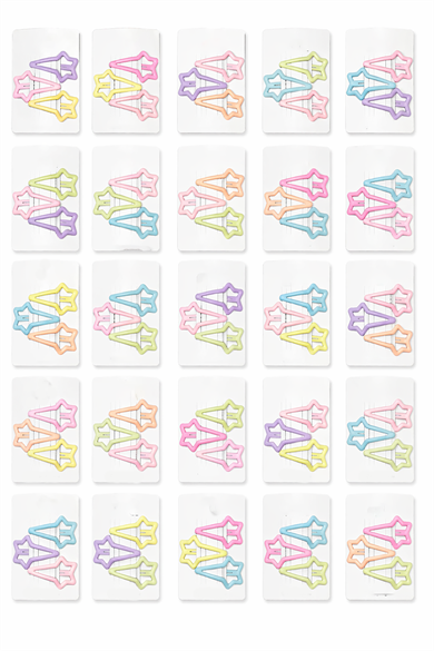 30lu Karışık Renk Yan Toka Set