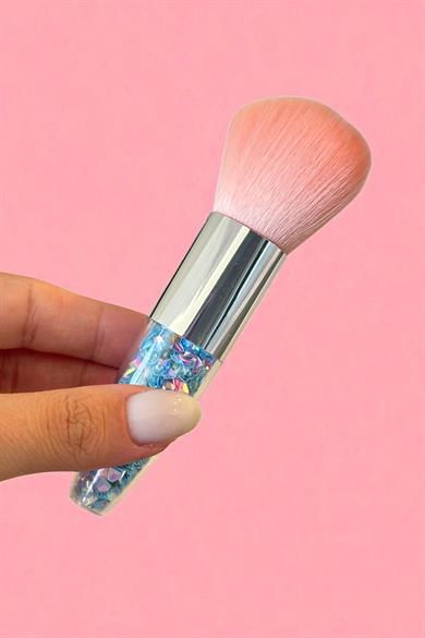 Karışık Renk Taş Detaylı Allık Fırçası