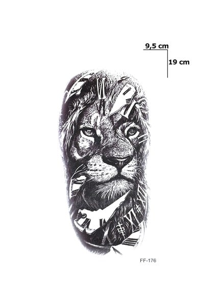 Aslan Dövme Geçici Tattoo