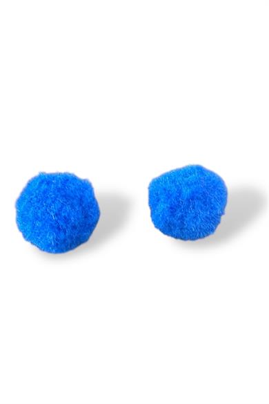 2li Lacivert Renk Ponponlu Saçsız Bebek Tokası