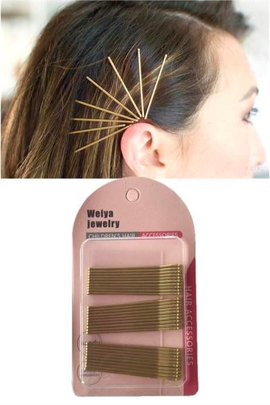 30lu Altın Renk Tel Toka