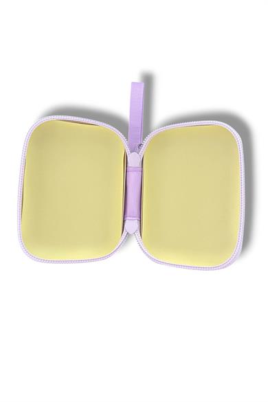 Lila Renk Emojili Çocuk Cüzdan