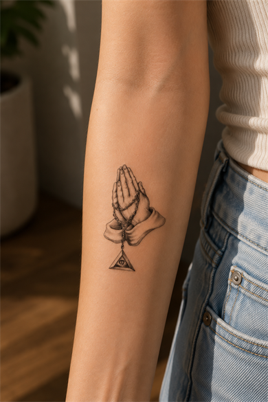 Dua Eden El Mini Geçici Dövme Tattoo