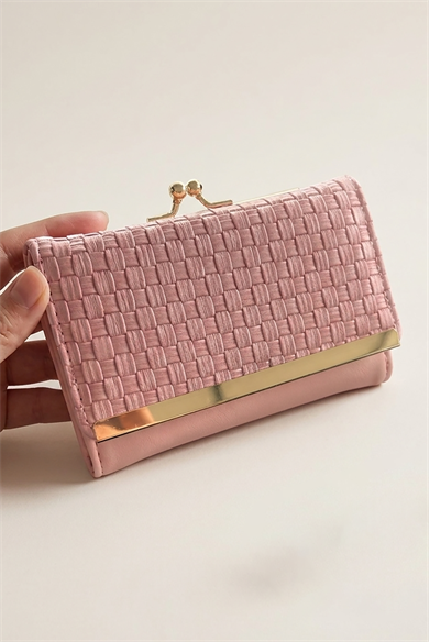 Pembe Renk Kadın Cüzdan/ Kartlık